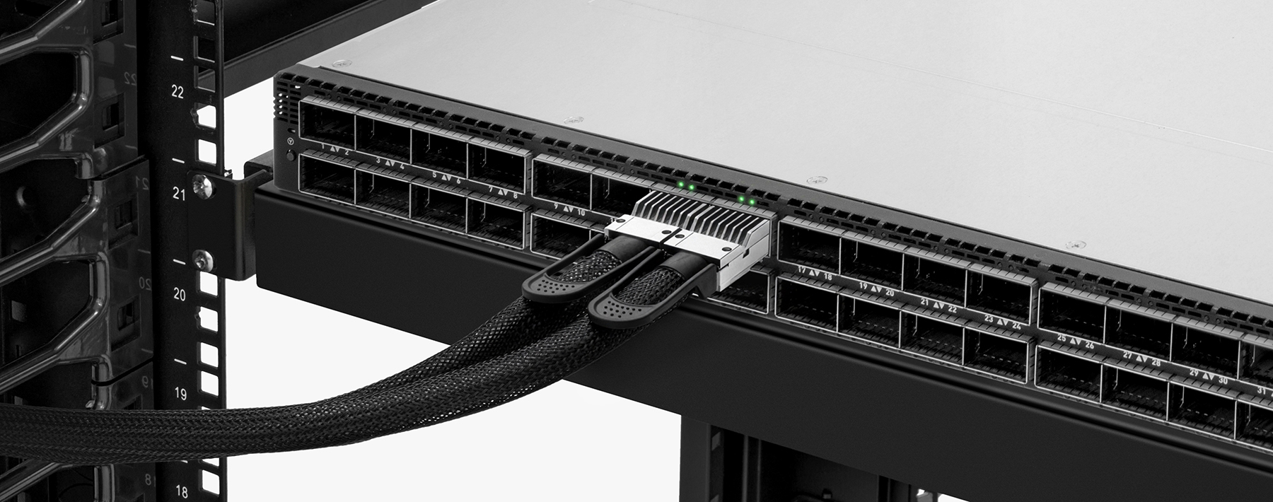 NVIDIA/Mellanox MCP4Y10-N001対応、1m(3ft) 800G OSFP 8×100G PAM4