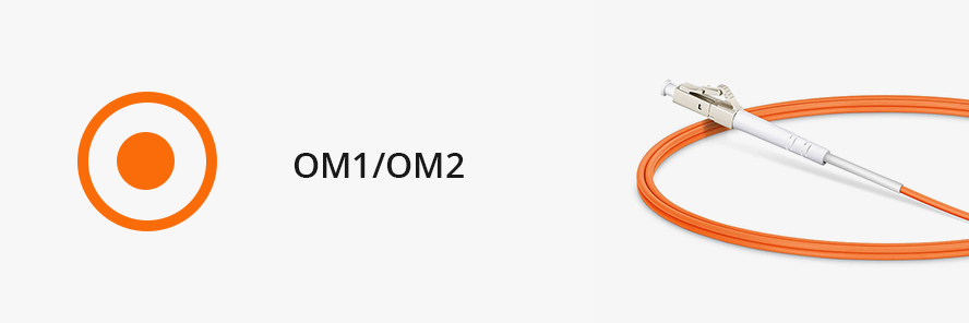 OM1 62.5/125 LC-LC Multimode Fiber Optic Cable Simplex 2m (7ft