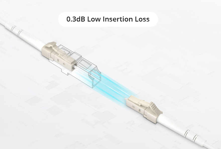 OM1 62.5/125 LC-LC Multimode Fibre Patch Lead Simplex 2m (7ft