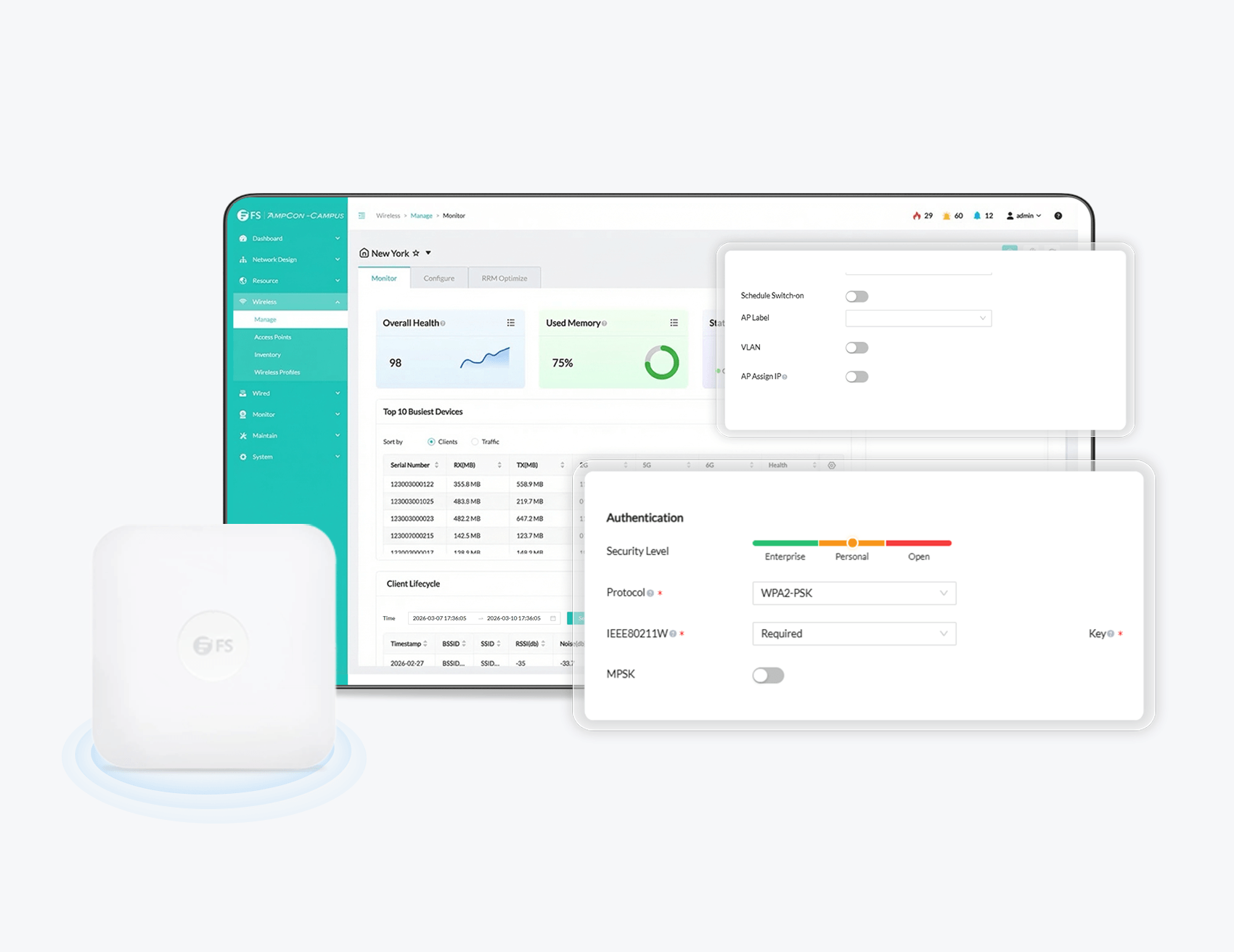 One-Touch Wireless Profiles