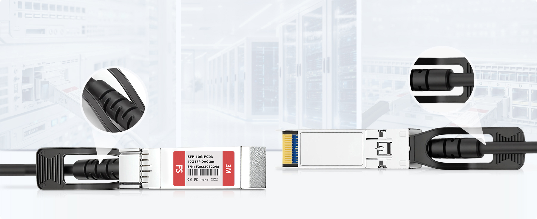 NETGEAR AXC763 10G SFP+ DAC Twinax Cable - FS.com United Kingdom