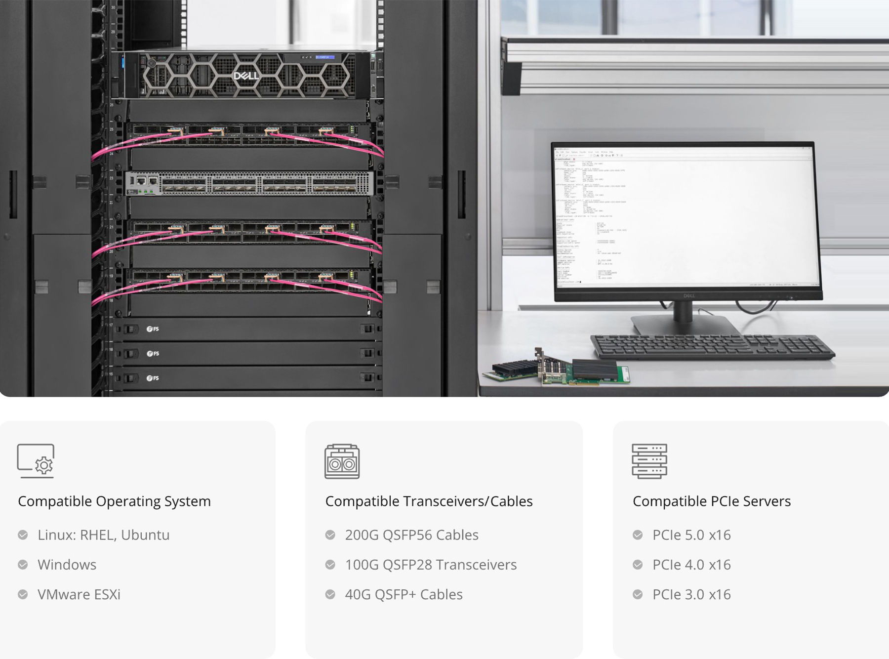 NVIDIA Mellanox MCX755106AS-HEAT対応 ConnectX®-7 VPIアダプター