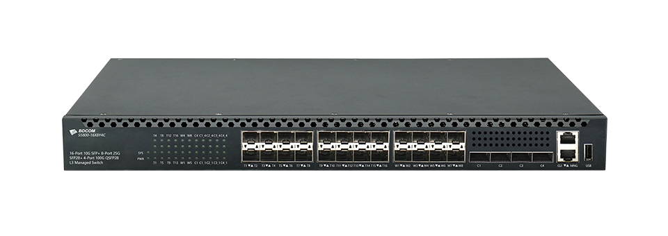 BDCOM S5800系列交换机是上海博达数据通信有限公司面向高性能云计算、数据中心和高端园区网推出的新一代高性能数据中心全万兆TOR交换机