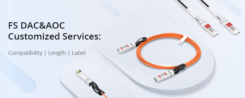 FS 10G DAC & AOC Cable Solution