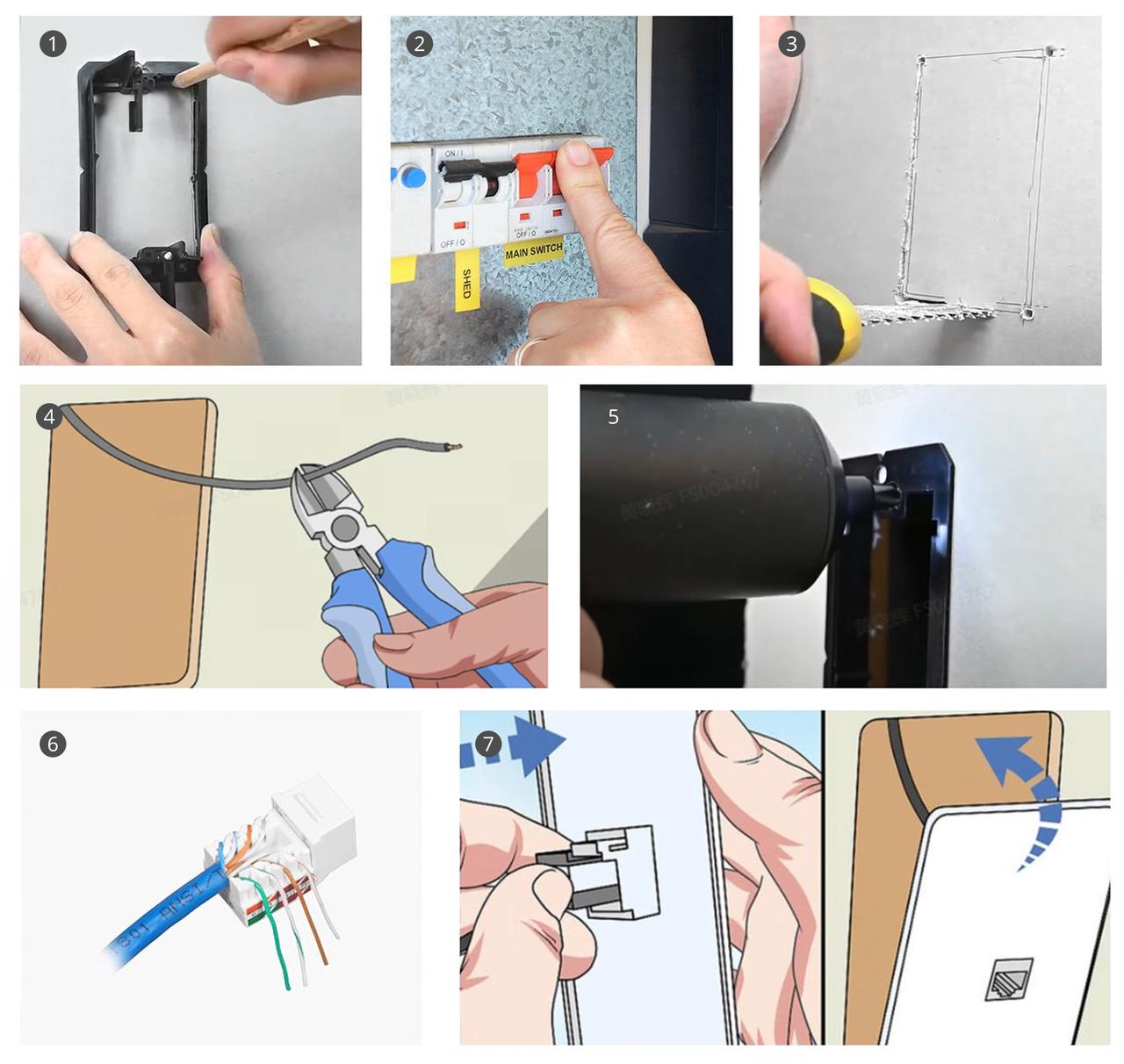 FS Ethernet Wall Plates: Ideal Wired Internet Access for Homes and Offices