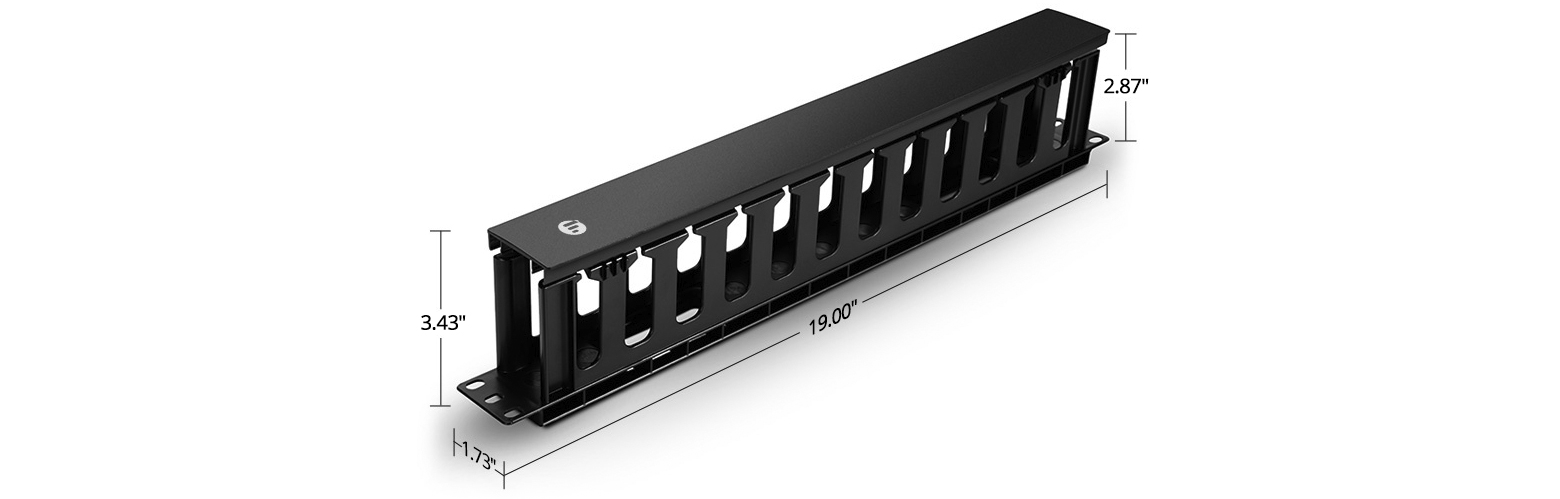 How to Apply 1U Cable Management in Your Server Rack? - FS.COM