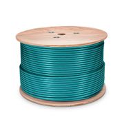 Cat6a Industrial Ethernet Bulk Cable, 1000ft (305m), 26AWG Stranded Pure Bare Copper Wire, 750MHz, Shielded (S/FTP), PUR, with Reel This picture is about C6ASFTPPUR.