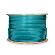 Cat6a Industrial Ethernet Bulk Cable, 1000ft (305m), 26AWG Stranded Pure Bare Copper Wire, 750MHz, Shielded (S/FTP), PUR, with Reel This picture is about C6ASFTPPUR.