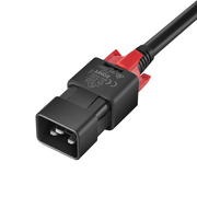 2ft (0.6m) Z-Lock Dual Locking IEC60320 C20 to IEC60320 C19 12AWG