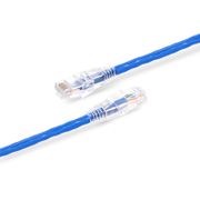 6in (0.15m) Cat5e Snagless Unshielded (UTP) PVC CM Ethernet Patch Cable, Blue This picture is about C5EUTPSGPVC.