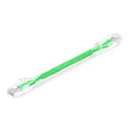Cable de parcheo Ethernet Cat5e sin enganches sin blindaje (U/UTP) PVC CM 6in (0.15m), verde Esta imagen trata sobre C5EUTPSGPVC.