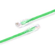 Cable de parcheo Ethernet Cat5e sin enganches sin blindaje (U/UTP) PVC CM 6in (0.15m), verde Esta imagen trata sobre C5EUTPSGPVC.
