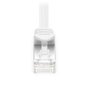 6in (0.15m) Cat6a 26AWG Snagless Shielded (S/FTP) PVC CM Ethernet Network Patch Cable, White, 10Pcs/pack This picture is about C6ASFTPSGPVC-10PK.