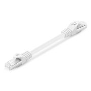 6in (0.15m) Cat6a 26AWG Snagless Shielded (S/FTP) PVC CM Ethernet Network Patch Cable, White, 10Pcs/pack This picture is about C6ASFTPSGPVC-10PK.