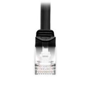 10ft (3m) Cat6a 26AWG Snagless Shielded (S/FTP) PVC CM Ethernet Network Patch Cable, Black This picture is about C6ASFTPSGPVC.