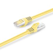 6in (0.15m) Cat6a 26AWG Snagless Shielded (S/FTP) PVC CM Ethernet Network Patch Cable, Yellow, 10Pcs/pack This picture is about C6ASFTPSGPVC-10PK.