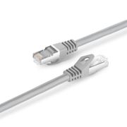 6in (0.15m) Cable de red Ethernet Cat6a 26AWG Snagless blindado (S/FTP) PVC CM, Gris Esta imagen trata sobre C6ASFTPSGPVC.