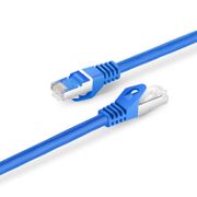 6in (0.15m) Cable de red Ethernet Cat6a 26AWG Snagless blindado (S/FTP) PVC CM, Azul Esta imagen trata sobre C6ASFTPSGPVC.
