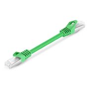 6in (0.15m) Cable de red Ethernet Cat6a 26AWG Snagless blindado (S/FTP) PVC CM, Verde Esta imagen trata sobre C6ASFTPSGPVC.