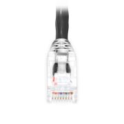 1ft (0.3m) Cat5e Snagless Unshielded (UTP) PVC CM Ethernet Patch Cable, Black This picture is about C5EUTPSGPVC.