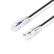 10ft (3m) Cat6a 28AWG Snagless Unshielded (UTP) PVC CM Slim Ethernet Network Patch Cable, Black This picture is about C6AUTPSGSPVC.