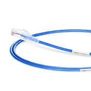 4ft (1.2m) Cat6a 28AWG Snagless Unshielded (U/UTP) PVC CM Small Diameter High-Flex Ethernet Network Patch Cable, Blue This picture is about C6AUTPSGSPVC.