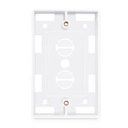 Single Gang Back Box, White, 4.53'' x 2.83'' - FS.com