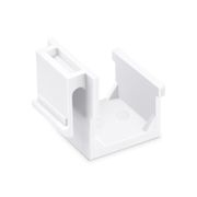 Blanking Keystone Insert for Faceplate, Toolless, White (20pcs/Pack) This picture is about FBPWH.