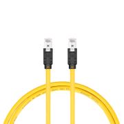 3,3ft (1m) Câble Réseau Ethernet Industriel Cat6a Blindé (S/FTP) PUR, Jaune Cette image concerne IC6ASFTPPUR.
