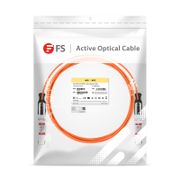 25m (82ft) H3C QSFP-40G-D-AOC-25M Compatible 40G QSFP+ Active Optical Cable This picture is about QSFP-40G-AO25.