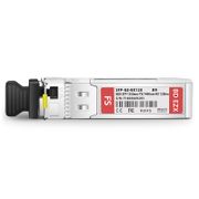 Brocade E1MG-1G-BXD-120 Compatible 1000BASE-BX-D SFP BiDi 1550nm-TX/1490nm-RX 120km DOM Simplex LC/UPC SMF Optical Transceiver Module This picture is about SFP-1G54-BX120.