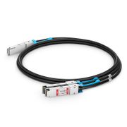 9m (29ft) Extreme Compatible 100G QSFP28 to 2 x 50G QSFP28 Active Direct Attach Copper Breakout Cable This picture is about .