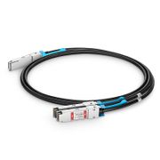 Customized 100G QSFP28 to 2 x 50G QSFP28 Active Direct Attach Copper Breakout Cable This picture is about .