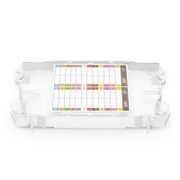 Bandeja de empalme de fusión de 24 fibras para cierre de empalme horizontal, 6.57''×4.53''×0.55'' Esta imagen trata sobre CH-24F-FS.