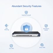 SG-5110 - All-in-One Multi-WAN Sicherheits-Gateway, 8 Gigabit Ethernet (GbE) Ports, 1x SFP, 1x SFP+, Up to 10 Gigabit WAN Ports, Built-in WLAN Controller, SPI Firewall, Routing, Load Balancing, IPSec/L2TP VPN, DoS Defense Dieses Bild handelt von SG-5110.