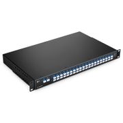 40 Channels Odd DWDM Mux Dmeux, Super C-band 150GHz 190.7875-196.6375THz, with Monitor Port, 5.5dB Typical IL, LC/UPC, Dual Fiber, FMU 1U Rack Mount This picture is about FMU-D40ODMW5.
