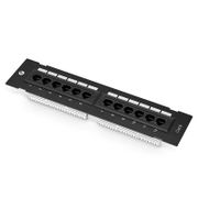Cat6 110-Typ Wandmontage-Patchpanel, 12-Port, 1HE Dieses Bild handelt von WC6P-U12P1101U.