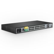 IES3110-24TF, 24-Port Gigabit Ethernet L2+ Managed Industrial Switch, 24 x 10/100/1000BASE-T, with 4 x 1Gb Combo, -40 to 75°C Operating Temperature This picture is about .