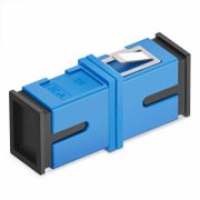 SC/UPC to SC/UPC Simplex OS2 Single Mode Fiber Optic Adapter/Coupler without Flange (10pcs/Pack) This picture is about AD-SC-SC-SM-SX-FS.