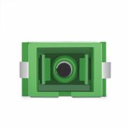 Adaptador/acoplador de fibra óptica SC/APC a SC/APC símplex OS2 monomodo (10 pzas./paquete) Esta imagen trata sobre AD-SCA-SCA-SX-FS.