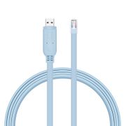 7ft (2m) USB (Male) to RJ45 (Male) Console Cable, Blue Questa immagine riguarda USB-RJ45C.