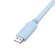 7ft (2m) USB (Male) to RJ45 (Male) Console Cable, Blue Questa immagine riguarda USB-RJ45C.