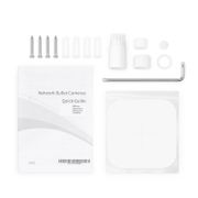 Cámara de red bala Super HD de 8MP, IPC501-FC-8M-B, color inteligente, visión nocturna de 98ft, cámara IP PoE para exteriores/interiores con lente fija de 4.0mm Esta imagen trata sobre IPC501-FC-8M-B.