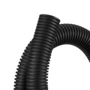 Tubo convoluto de polipropileno ignífugo negro de 25m (82ft), diámetro interior de 19mm Esta imagen trata sobre PP-AD19-25M-BK.
