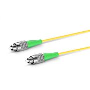 1m (3ft) Fiber Patch Cable, 1 Fiber, FC APC Simplex to FC APC Simplex, Single Mode (OS2), Riser (OFNR), 2.0mm, Tight-Buffered, Yellow This picture is about SMFCSX.