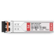 Cisco Compatible SFP 1000BASE-CWDM 1570nm 160km DOM Duplex LC/UPC SMF Optical Transceiver Module for Transmission This picture is about CW-SFP1G160-57.