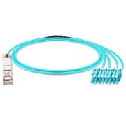 7m (23ft) Generic Compatible 200G QSFP-DD to 8 x 25G LC Duplex Active Optical Breakout Cable This picture is about 7.