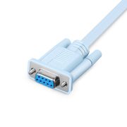 7ft (2m) RJ45 (Maschio) a DB9 (Femmina) Cavo Console, Blu Questa immagine riguarda RJ45-DB9C.
