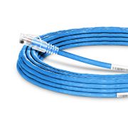100ft (30.5m) Cat6a 23AWG Snagless Unshielded (U/UTP) PVC CMP Ethernet Network Patch Cable, Blue This picture is about C6AUTPSGPVC.