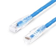 100ft (30.5m) Cat6a 23AWG Snagless Unshielded (U/UTP) PVC CMP Ethernet Network Patch Cable, Blue This picture is about C6AUTPSGPVC.